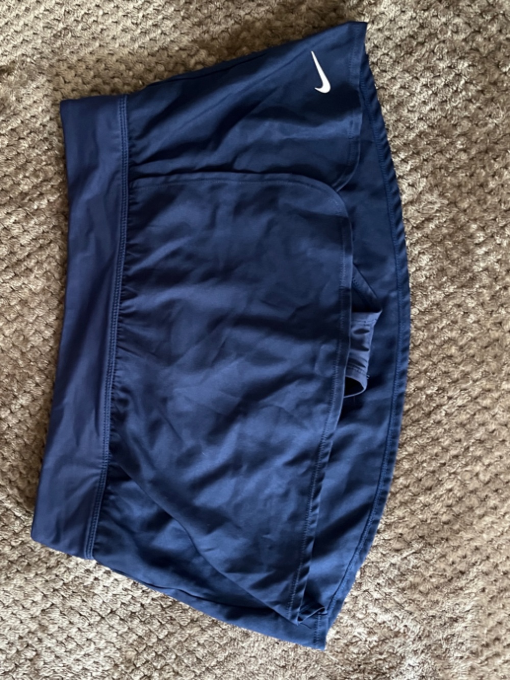 Nike Navy Blue Swim Skirt with Built-In bikini bottoms